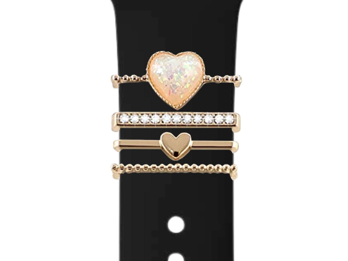 Bracelete Xiaomi Mibro Color Pulseira com Adorno Crystal Preto