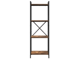 Conjunto 1 Estante Vidaxl Castanho Derivados De Madeira (40 X 30 X 119 Cm)