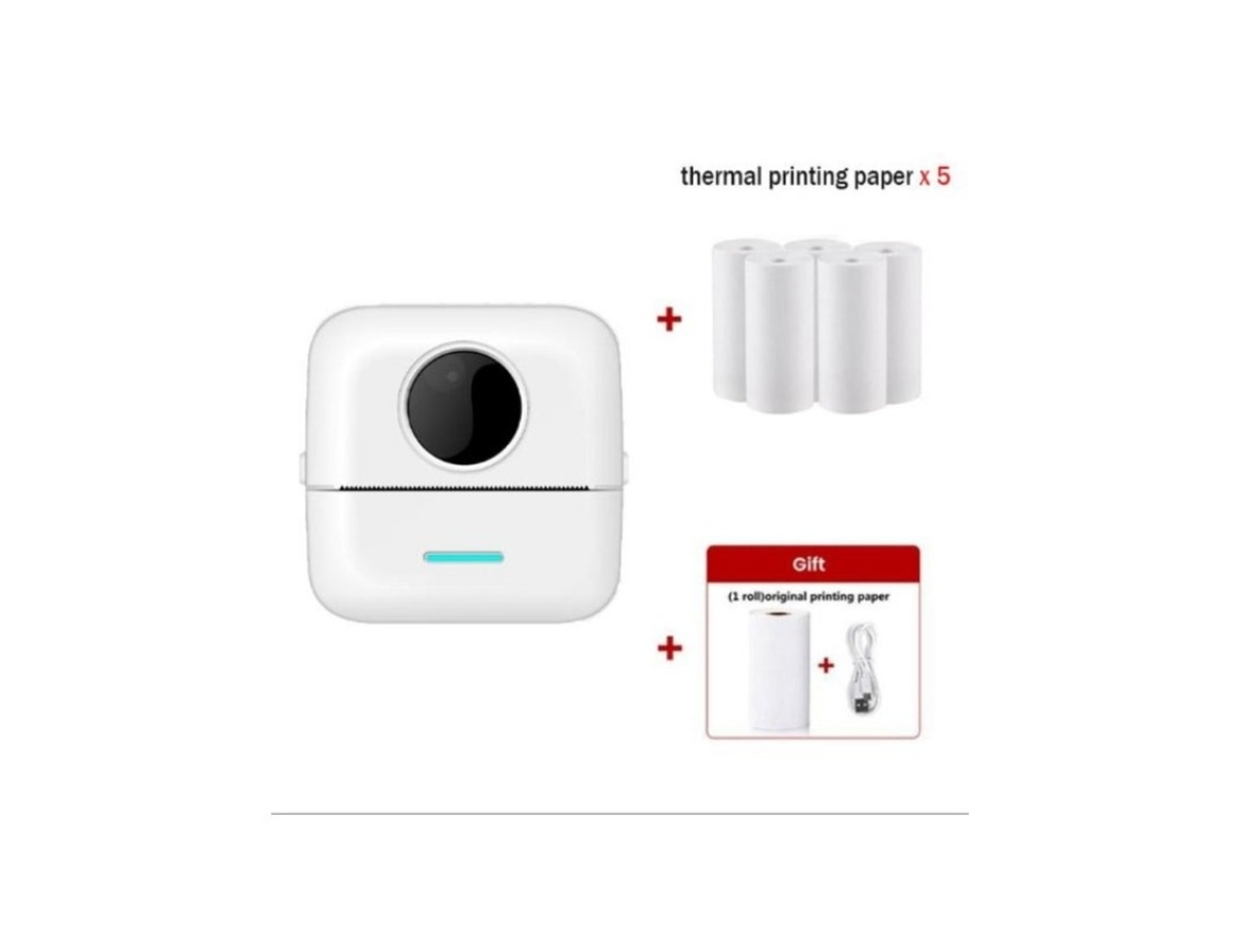 Mini Impressora Térmica Sem Tinta Bluetooth Smart Pocket, Para Ios E Android X503 Gertiz