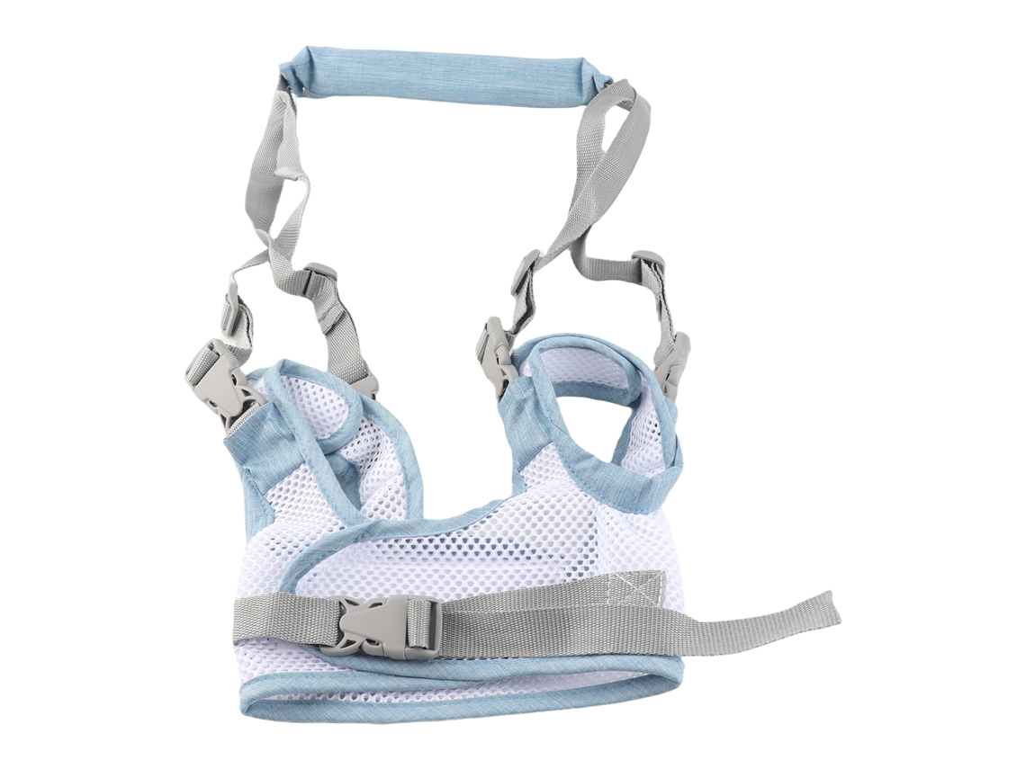 Mali harnais Auxiliar para Caminhada Bebê Respirável Ajustável Seguro Toddler Light Blue
