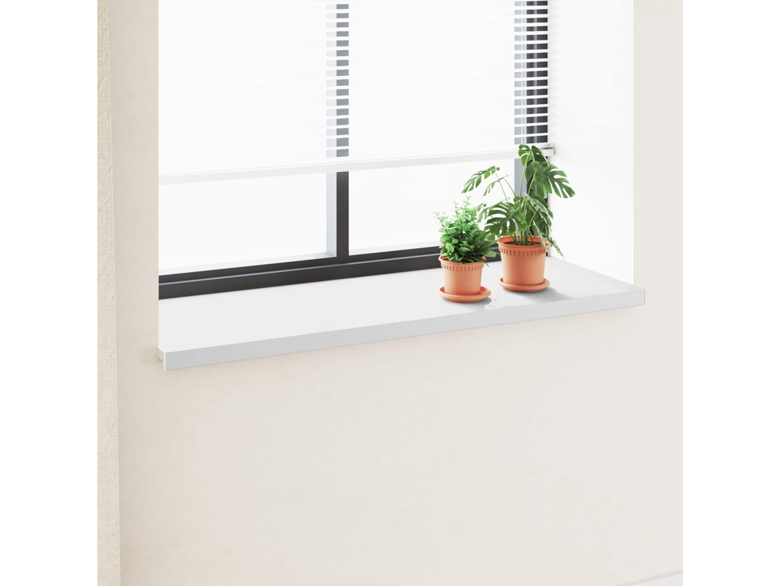 Vidaxl Soleira De Janela Branco 160 X 50 X 4,5 Cm Pvc