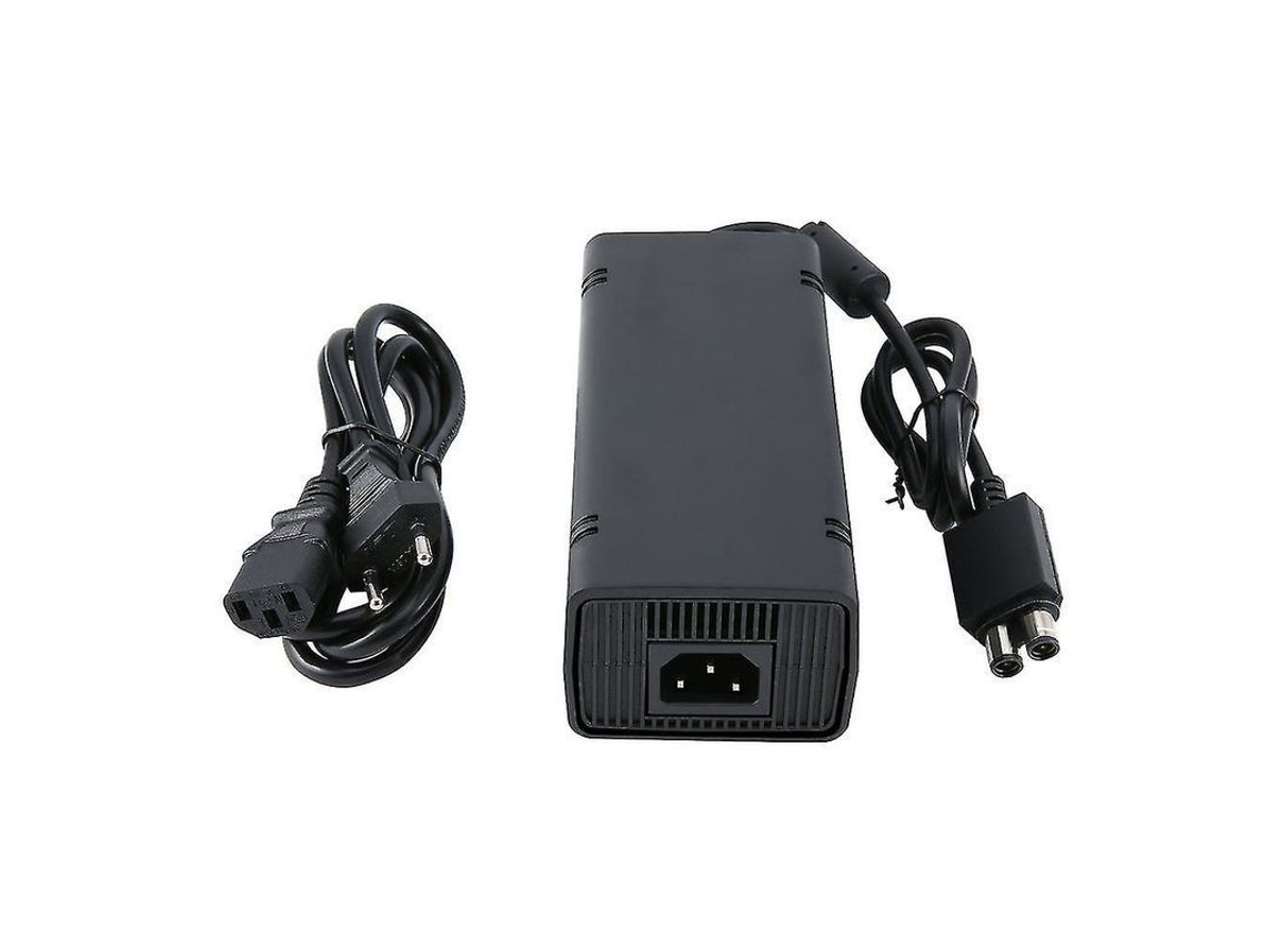 Adaptador De Energia Para Xbox 360 Slim Com Indicador Led, Proteções E Plugue Eu - 135w Regulamentações Europeias