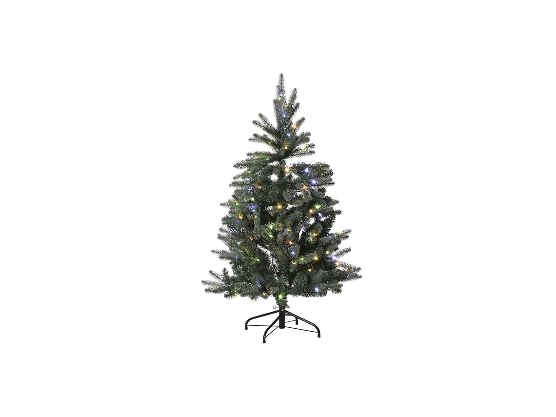 Árvore de Natal HOME ESPRIT Verde Metal Polietileno 88 x 88 x 130 cm