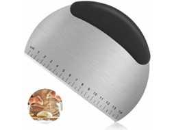 Raspador E Cortador De Massa, Em Aço Inoxidável, Para Pão, Pizza, Bolos E Confeitaria, Com Manuseio Prático E Limpeza Simples