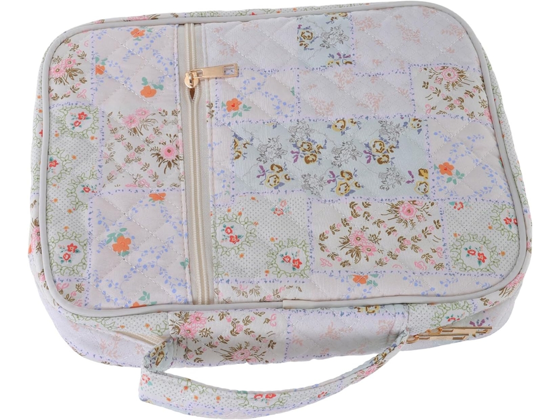Capa acolchoada para Bíblia Healeved Feminina, 28 cm, com organizador lateral para textos religiosos e Stojo.