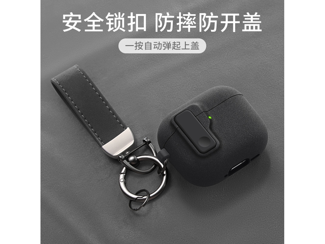 Capa Protetora De Luxo Para Fones De Ouvido Airpods Pro2, À Prova De Choque, Com Gancho Brilvibera