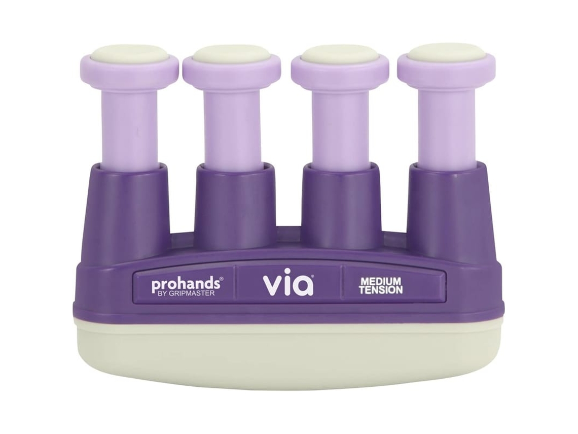 Exercitador De Mãos E Dedos Com Sistema De Pistão, Isolamento E Exercício 6lbs/roxo