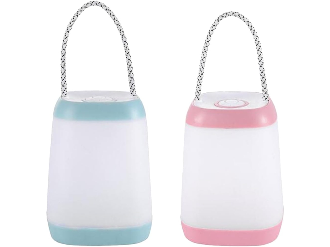 Luminária Noturna Portátil, Abajur De Mesa Em Plástico Macio Para E