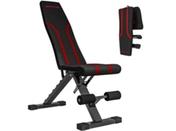 Banco De Abdominai Aço, Eva E Pp Cor Preto 82x35x42,5-107 Cm Sportnow