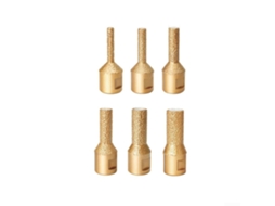 Conjunto De Brocas Diamantadas 6 A 16 Mm Para Esmerilhadeira Angular,