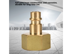 Conector Reto Rosca Fêmea Latão Ar 1/2"
