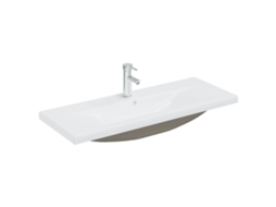 Basin, Basins Vidaxl Branco Cerâmica (101 X 39 X 18 Cm)