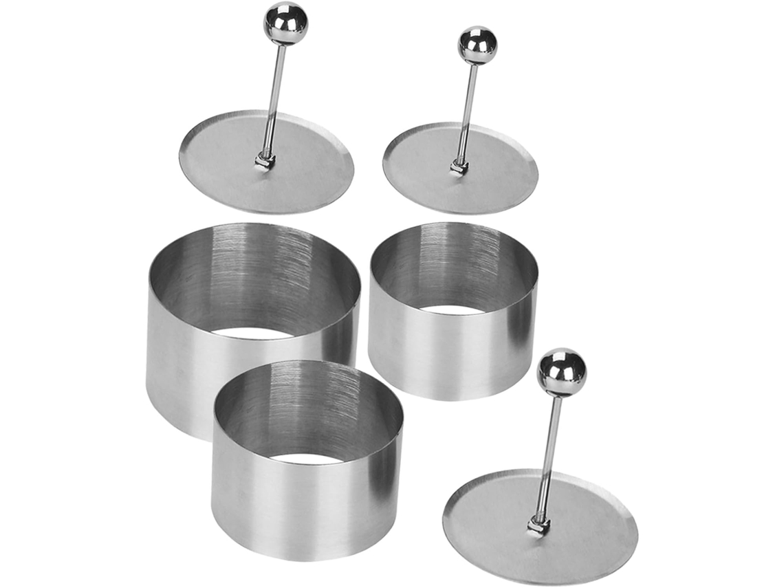 Conjunto De 3 Moldes Hemoton Em Aço Inoxidável 304 Para Onigiri