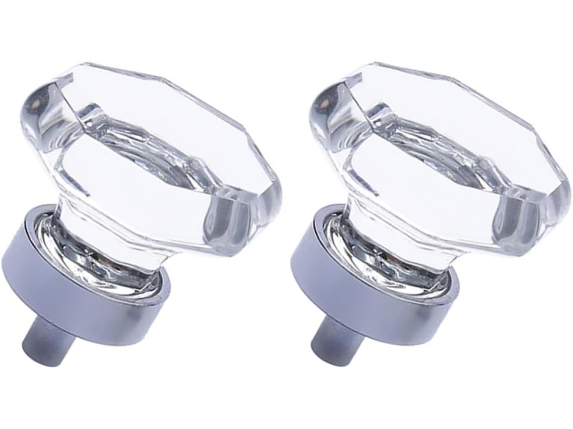 Conjunto De 2 Puxadores Cristal Para Portas, Estilo Europeu, Para Armários E Decoração De Casa