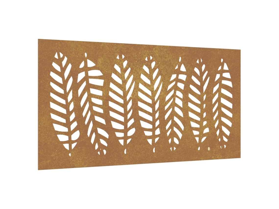 Garden Wall Decoration, Garden Wall Decorations Vidaxl Marrom Aço (n/a)