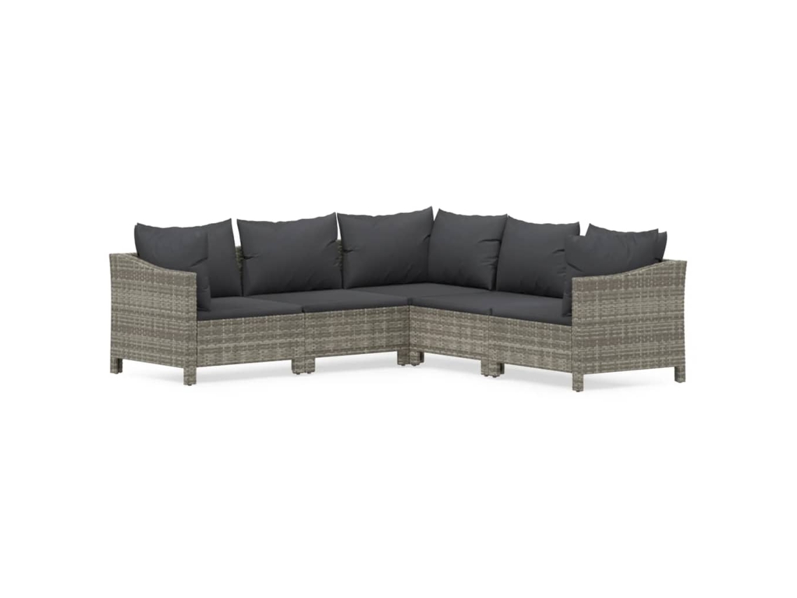 Garden Lounge Set, Garden Lounge Sets Vidaxl Cinzeto Rattan / Vime (n/a)