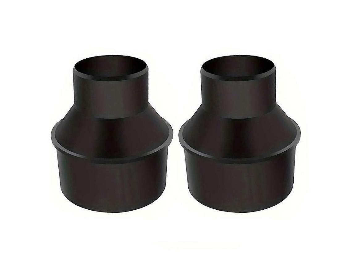 2 Peças 70136 Redutor Cônico De Mangueira De 4 Polegadas Para Mangueira De 2-1/2 Polegadas, Conexões Para Coleta De Pó