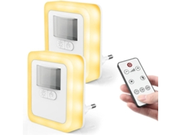 Tomada de Luz Noturna Led com Sensor de Movimento, Dimerizável e Econômica para Bebês Klb BRILVIBERA