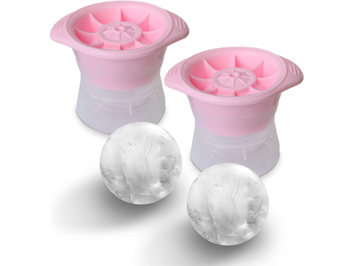 Formas De Gelo Esféricas Grandes 6 Cm, Conjunto De 2(rosa)