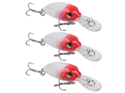Lure (diving Simulation To Attract Topmouth Culter) 6cm-5g Rocker Fatty Bait Topmouth Culter Fishing Lure 3-pack