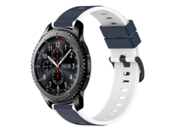 Pulseira De Silicone Bicolor De 22 Mm Para Samsung Gear S3 Frontier