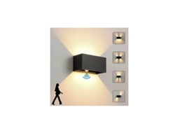 Luminária De Parede Led Moderna Alimentada Por Bateria Para Parede Externa, Residência (luminária Ajustável Para Áreas Externas, À Prova Dágua Ip65)
