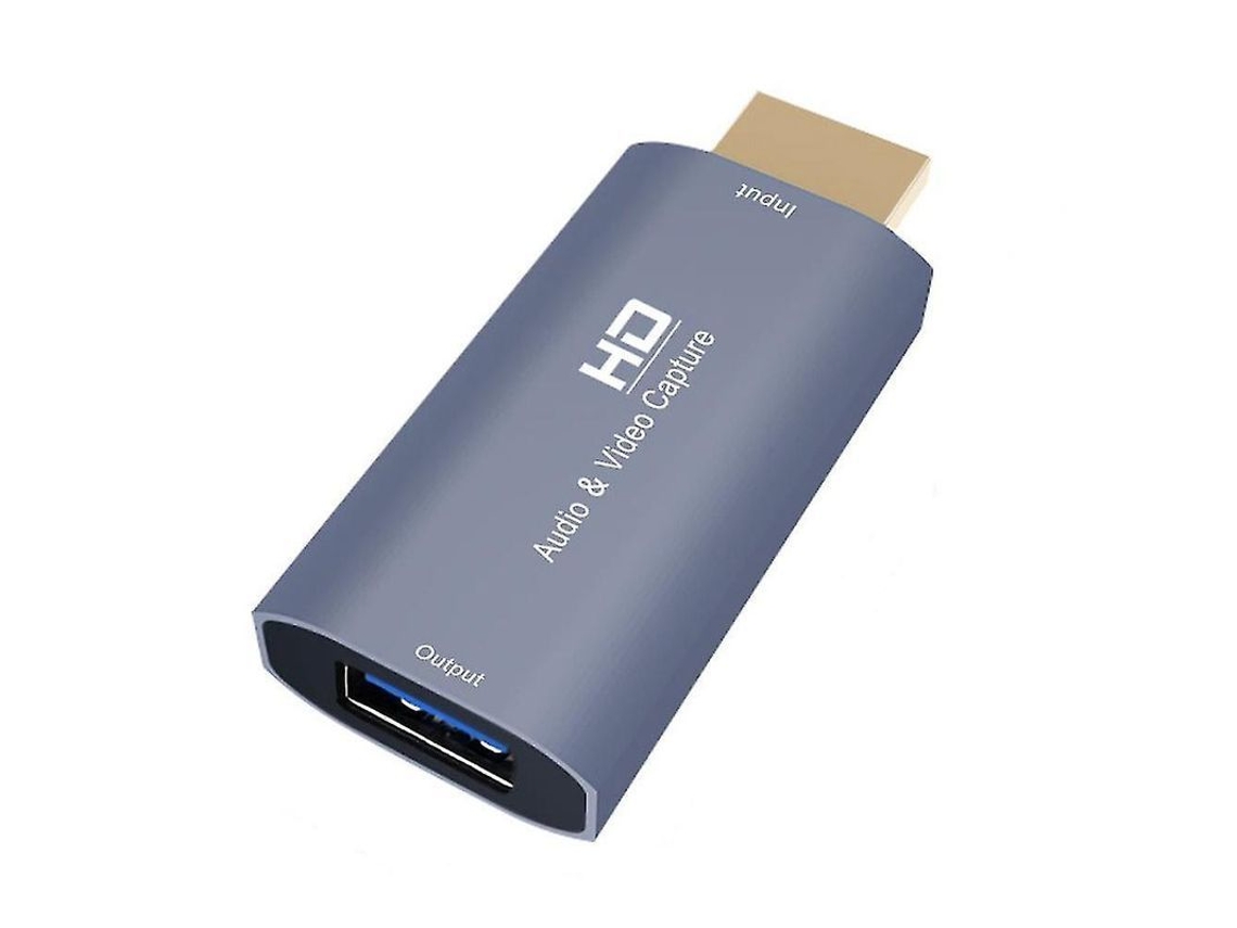 Placa de captura de áudio e vídeo YURU, USB, HDMI, 4K, para transmissão ao vivo, Z51