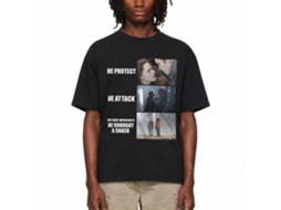 Rockinstone Twilight Movie He Protect He Attack Black Adult T-shirt Size:s