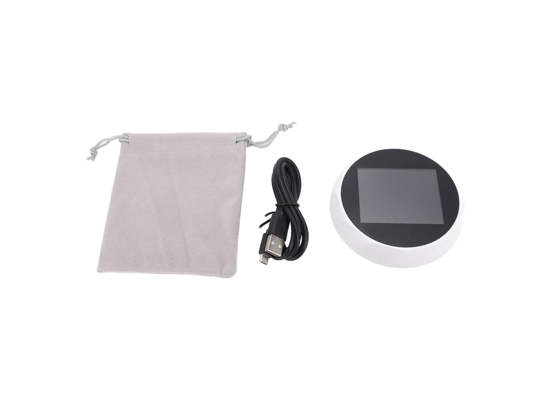 Detector de Qualidade do Ar 5 em 1 com Bluetooth, Bateria 1500mAh, Hcho, Pm2.5, Temp e Umidade 2026 STORE