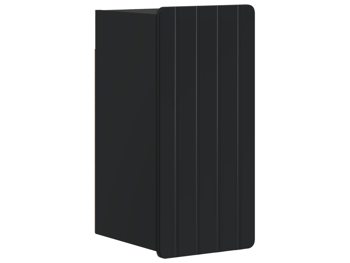 Vidaxl Armário De Parede Para Banheiro Zwolle Preto 30 X 31 X 63 Cm