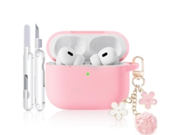 Capa de Silicone para Airpods Pro 4 Rosa PANOONA