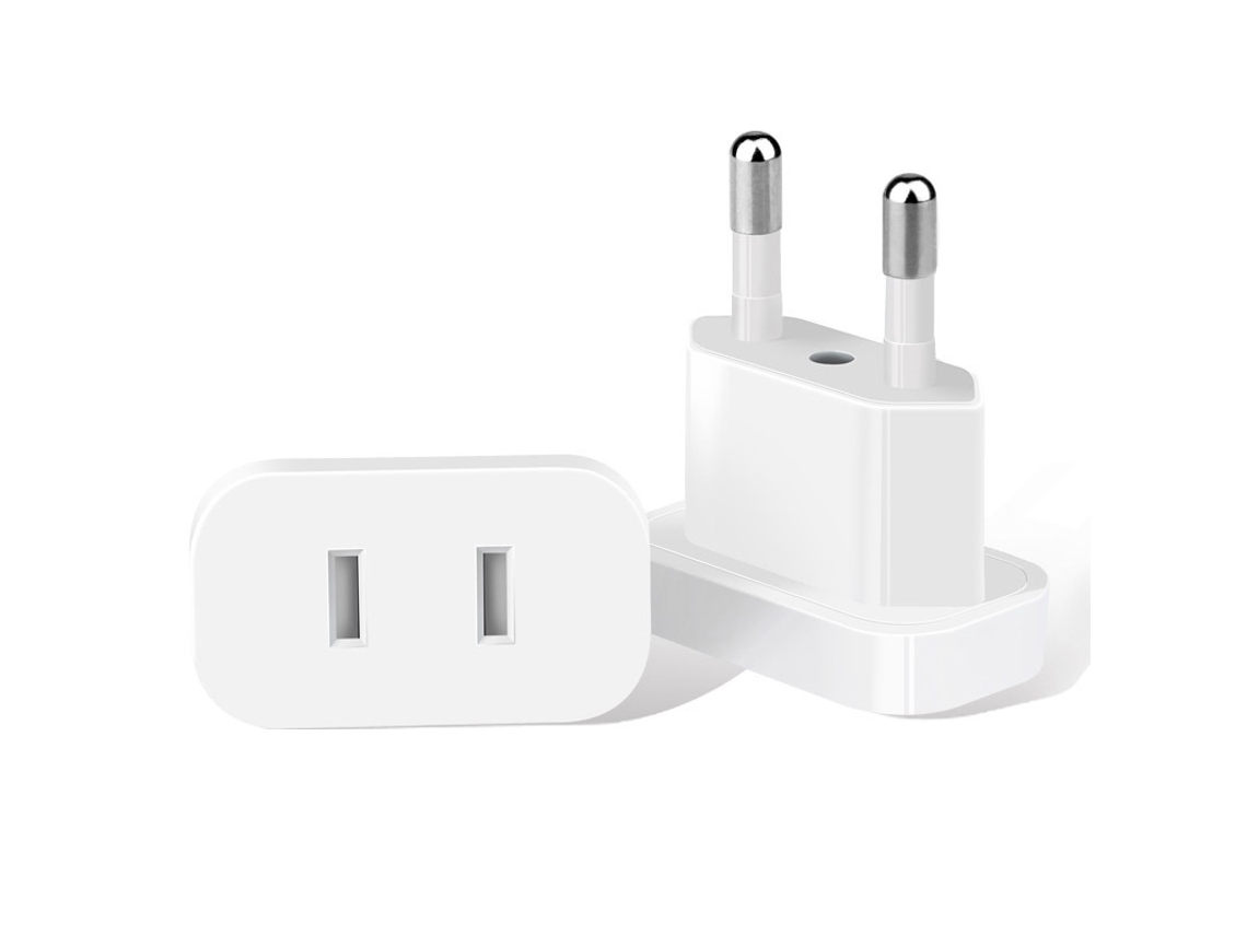Adaptador de viagem com plugue europeu padrão de 4,0mm AQUAFORGE