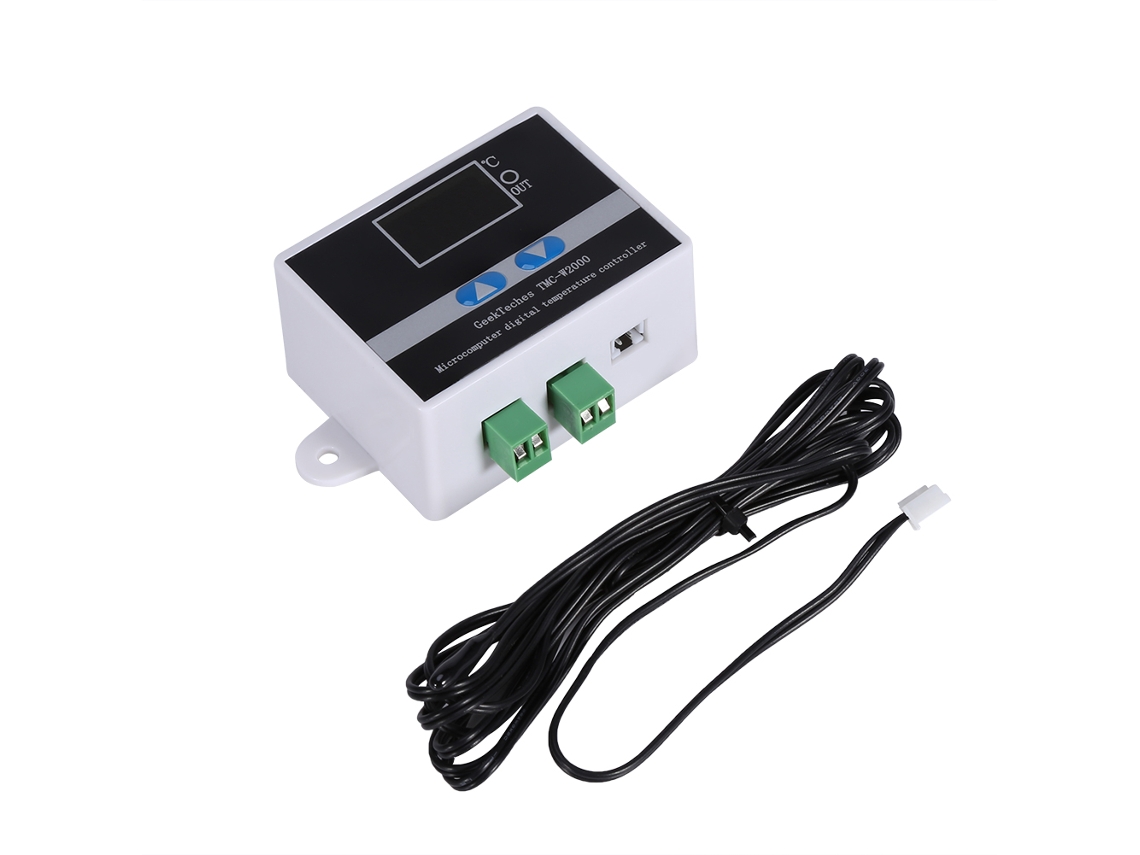 Controlador digital de temperatura TMC W2000 DC 12V com sensor de ar | S/MARCA