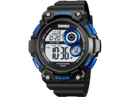 Lurelia Relógio Digital Desportivo, Cronómetro, Alarme, Data/calendário, 12/24h, Resina, Abs, Resistente À Água 50m, Azul