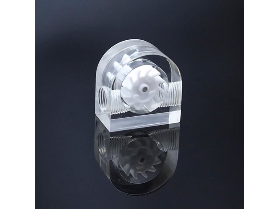 Indicador de Fluxo de Resfriamento de Água HURRISE Medidor de Fluxo de Resfriamento de Água 12 Rotores Armazenamento em Computador Branco