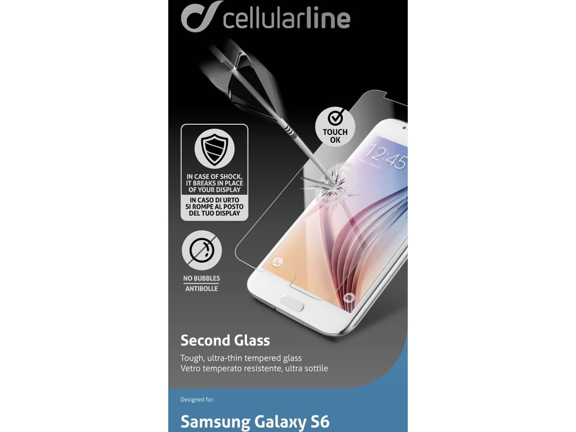 Pelicula de Vidro CELLULARLINE Galaxy S6