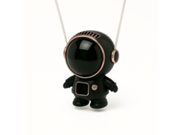 Ventoinha Portátil | Para Pescoço, 5 Velocidades, Usb, Compacta, Com Cordão E Cabo Incluídos New Science Nf7 Preto