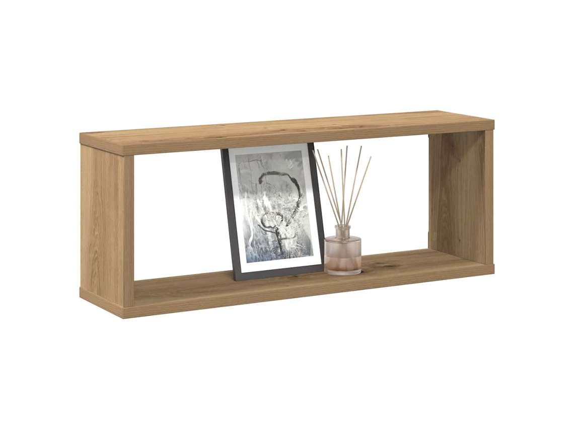 Vidaxl Prateleiras Parede Cubo 6 Pcs Deriv. Madeira Carvalho Artisiano