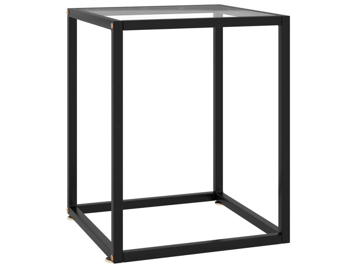 Coffee Table, Coffee Tables Vidaxl Preto Vidro (40 X 40 X 50 Cm)