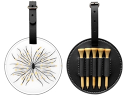 Bolsa para Tees de Golfe Firefly Branches, Preta Fácil de Transportar e Mais Eficiente para Jogar Golfe.