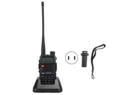 Aetheria walkie Talkie Bf Uv5r 8w Banda Dual Transceptor com Bateria Integrada para Carro