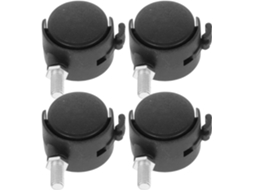 Rodízios Para Vasos De Plantas Suporte Parafuso 15mm, 4 Peças, Nylon E