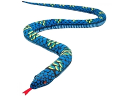 2026 brinquedo de Cobra Plush Gigante Realista 280cm Olhos Vermelhos Azul Presente para Meninas