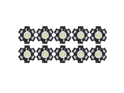 2026 10 Peças de Chip Led Ultra Brilhante 3v 1w 6500k Luz Branca para Lâmpada de Teto, Spot, Lanterna, Mesa, Acessório de Iluminação Interior