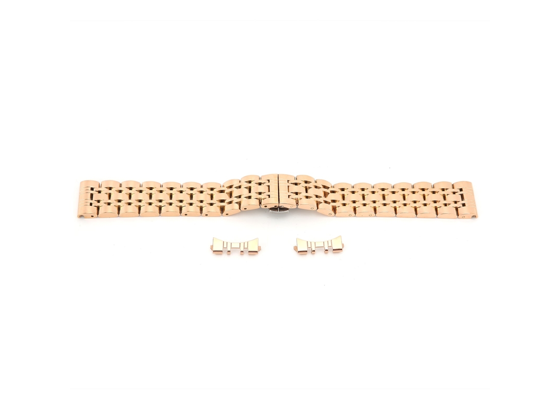 2026 pulseira de Relógio de Aço Inoxidável Ouro Rosa de 20mm