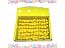 Pintinhos De Páscoa - Decorações Galinha Pelúcia 3 Cm (pacote Com 72)