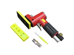 Mini lixadeira pneumática reta com 2 discos orbitais, polidora pneumática manual para carros, móveis, madeira e metal.