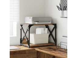 Vidaxl Suporte Para Impressora Madeira Antiga 44 X 26 X 31.5 Cm