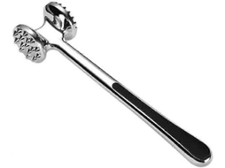 Martillo para Carne Heavy Tenderizador de Res Cerdo Pollo Cordero Con Puntas (negro)