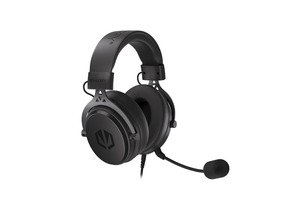 Auscultadores com Fio ENDORFY  Viro Wired Head-Band Music/Everyday Black